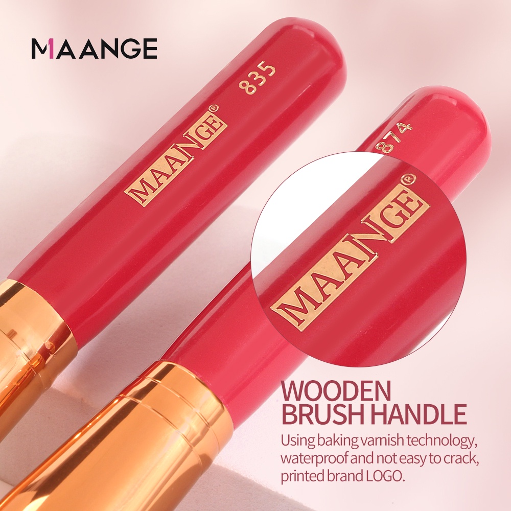 Image of Maange 22Pcs Set Brush Makeup Kualitas Tinggi untuk Eyeshadow #6