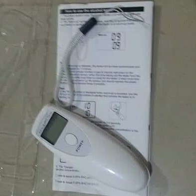 Digital Alcohol Breath Tester Detector Alat Ukur nafas Kadar Alkohol