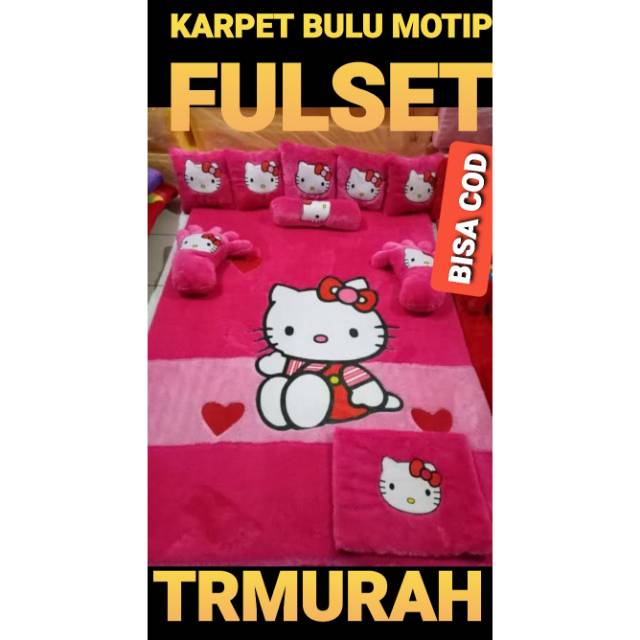 KARPET BULU KARAKTER PUL SET