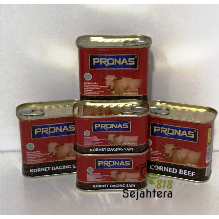 

Pronas Kornet Daging Sapi / Corned Beef 190gr - 340gr