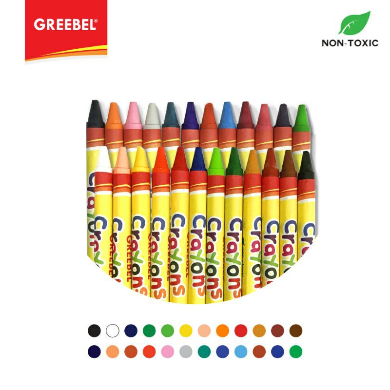 GREEBEL WAX CRAYON 24C