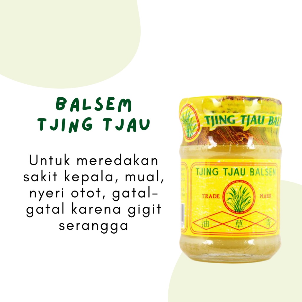 BALSEM TJING TJAU 20 GR - OBAT GOSOK