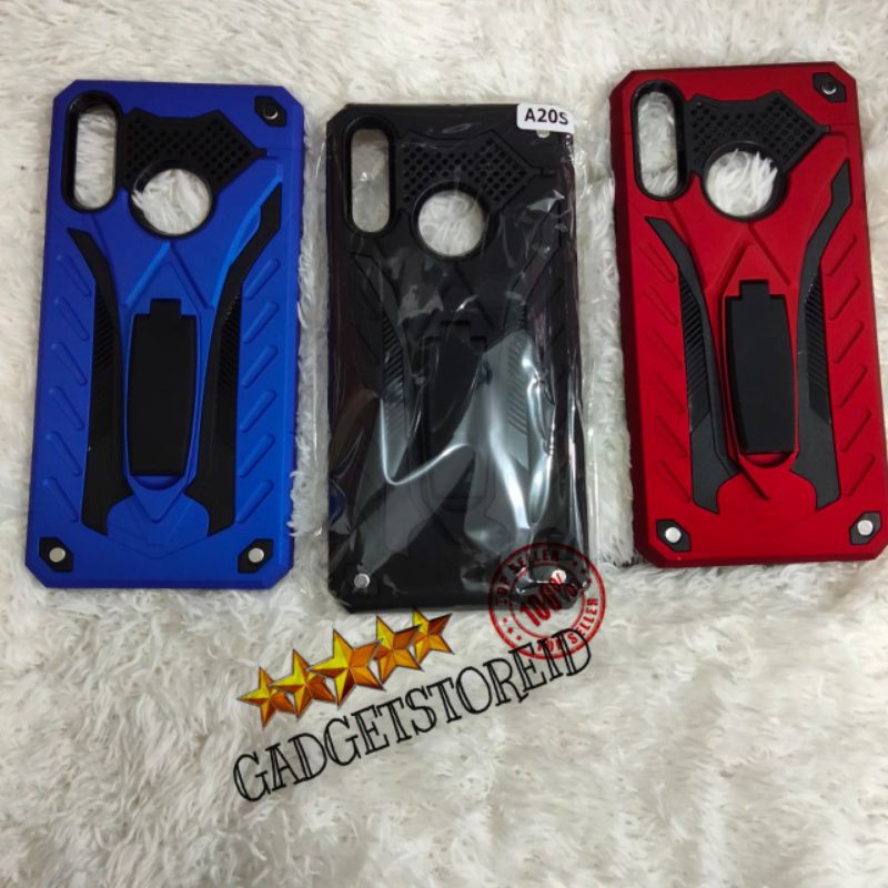 GG - Hard case robot Phantom Samsung A20S  case Transformer standing Samsung A20S