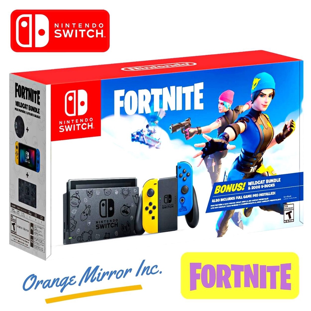 ⭐ NINTENDO SWITCH™ : FORTNITE ⭐ (Limited Edition) Home-Game Console | konsol video game super ninten