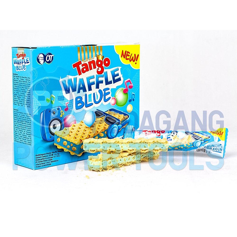 TANGO 1 BOX WAFER RASA BUBBLE GUM WAFFLE CRUNCH RENYAH SNACK IMPOR