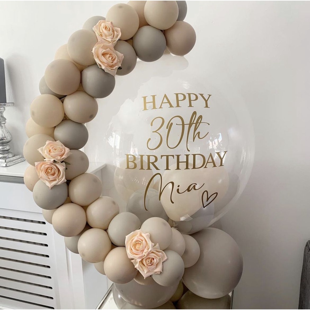 Stiker cutting  balon pvc custom nama