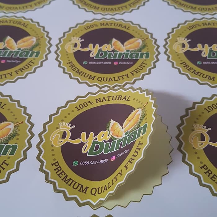 

Cetak Stiker Vynil Logo/ label produk