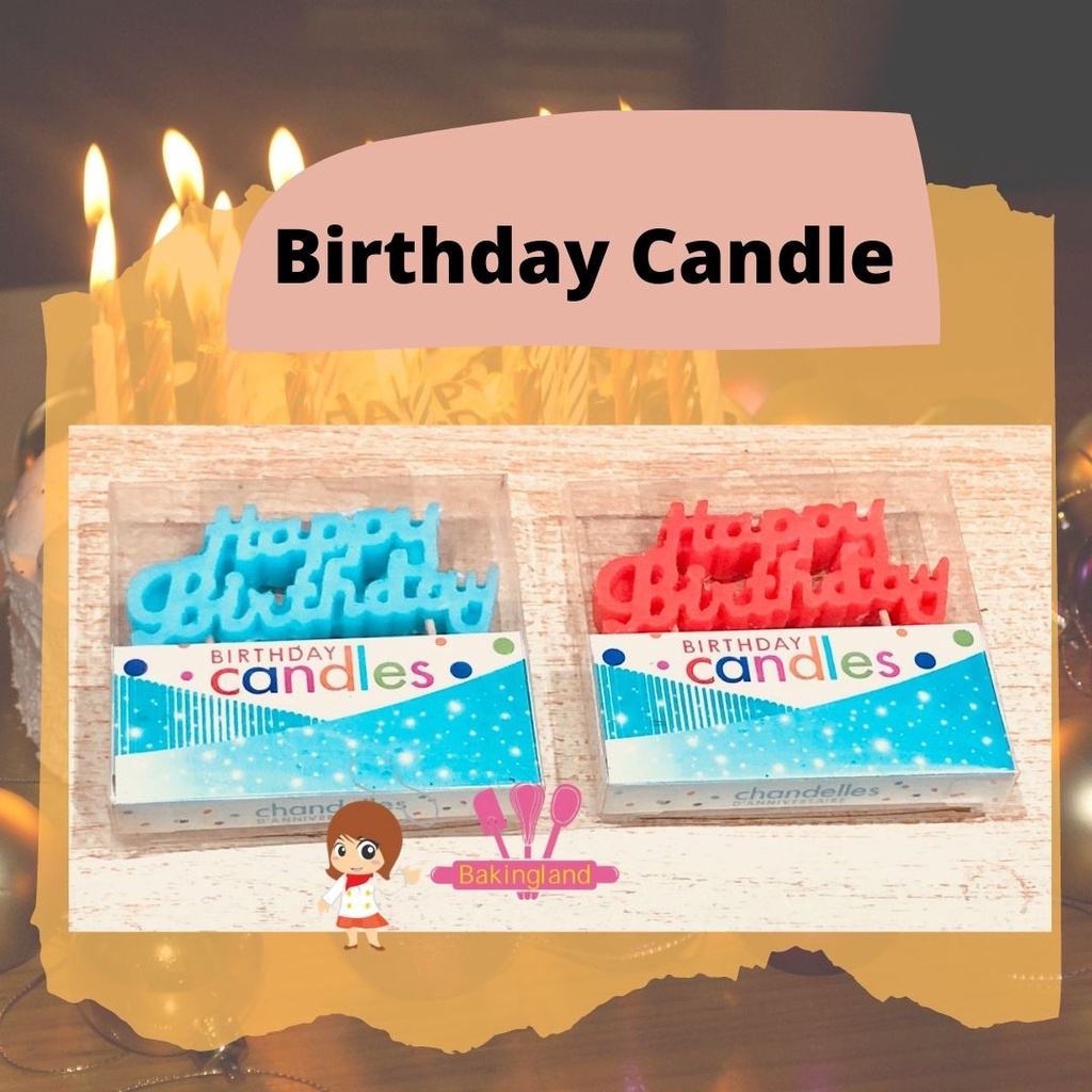 

Lilin Happy Birthday set
