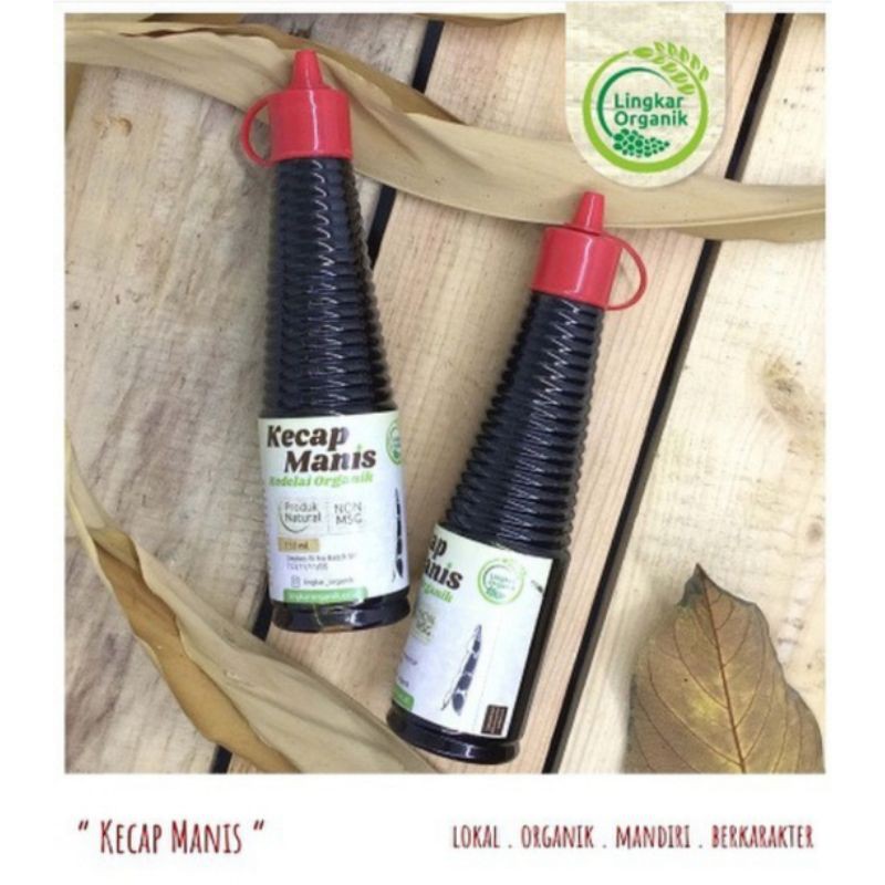 

kecap manis kedelai organik lingkar organik 150ml/350ml