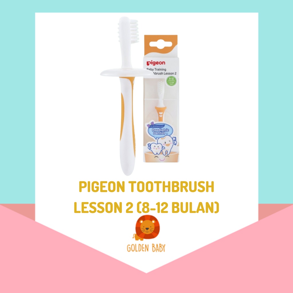 PIGEON Training Toothbrush Lesson 2 | Sikat Gigi Bayi LESSON 2