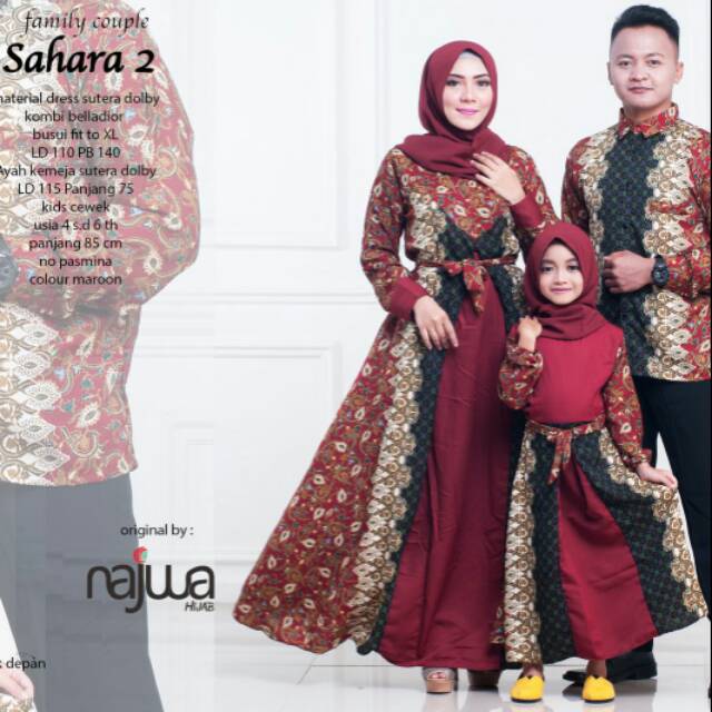 Batik Couple Ayah Dan Anak Laki Laki