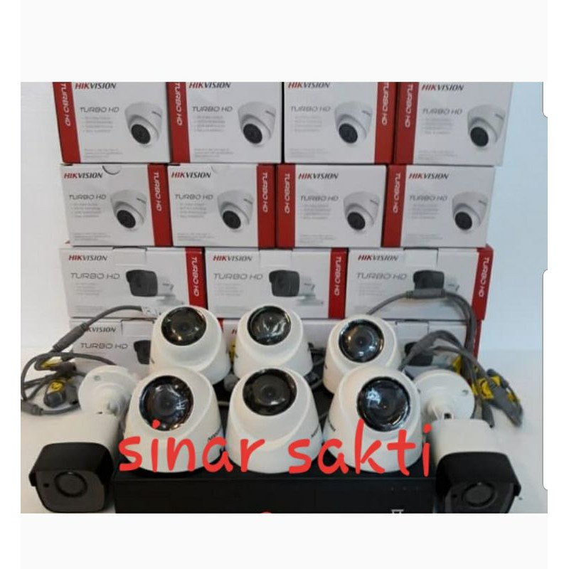 Paket Cctv 2MP HIKVISION 8CH Include Audio/Mic Cctv Hardisk 2TB Lengkap Tggl Pasang NEW