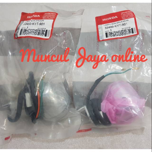 Lampu Sein Reting Depan Kiri Kanan  Winker Assy L / R FR Scoopy Karbu 33450-KYT-901