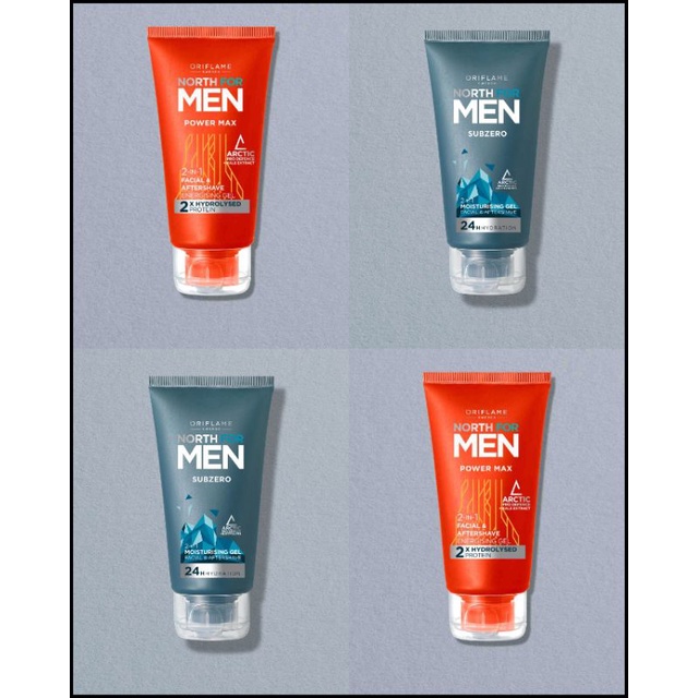 PROMO North For Men Subzero 2-in-1 Moisturising Gel/PowerMax 2-in-1 Facial and Aftershave Energising