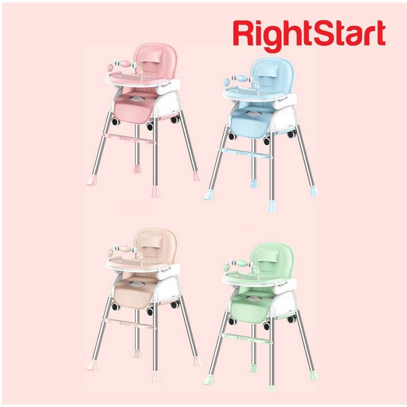 Right Start Candy Series Roadster Highchair FREE TOY - Kursi Makan Roda Mainan High Chair Anak Bayi