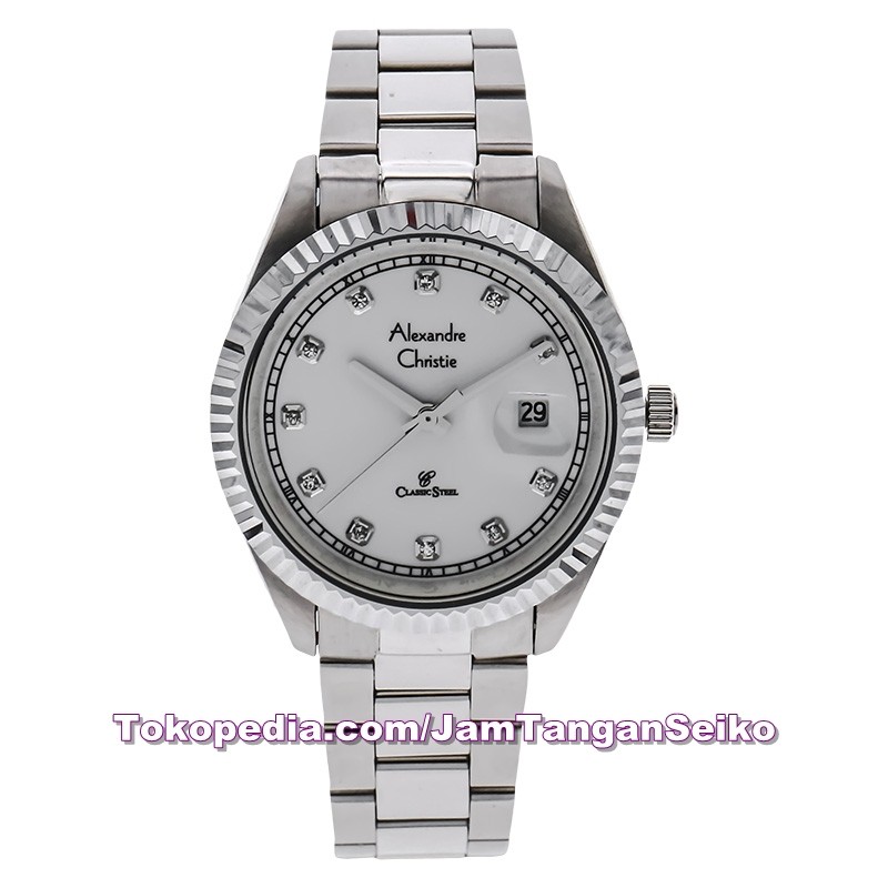 Jam Tangan Wanita Alexandre Christie AC 5003 LD BSSSL Classic Stainles