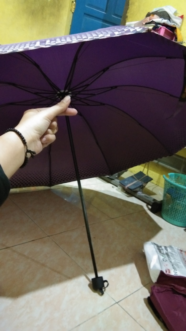 Payung Lipat 3 Super Jumbo Besar 10 R Jari Motif Nf 351-nagoya