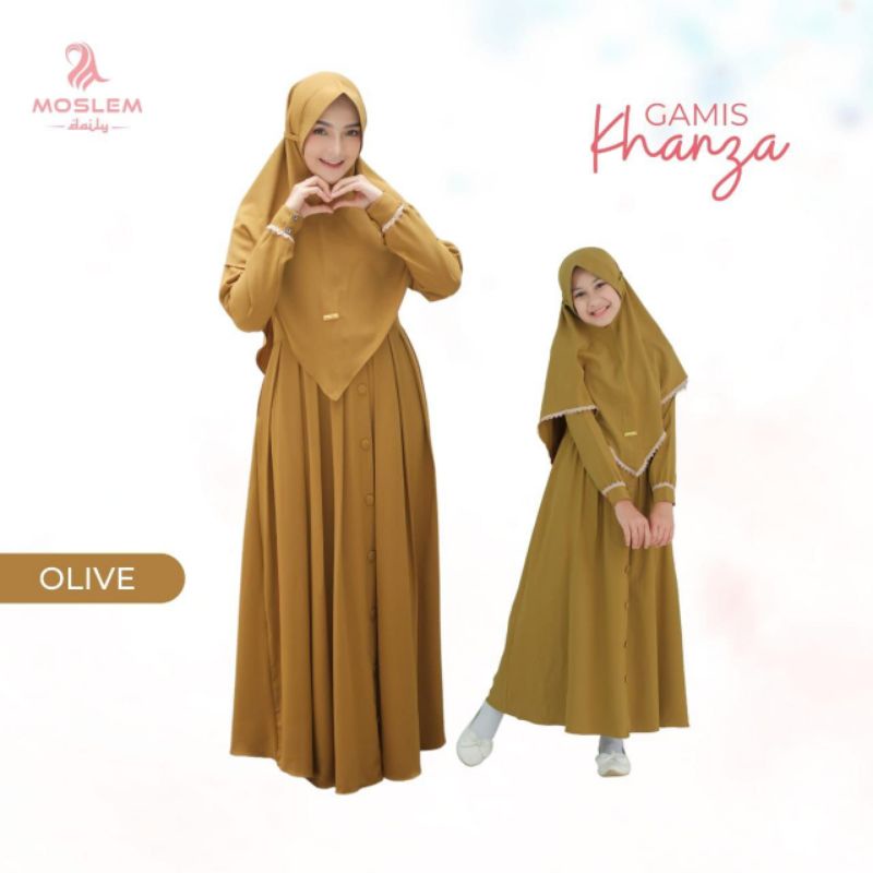 Gamis Khanza by Moslem Daily / Gamis Khanza Mom & Kids