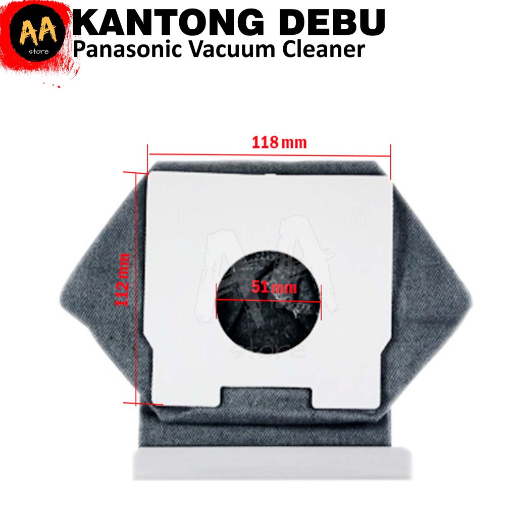 Kantong Debu/Filter Bag Vacuum Cleaner/Penyedot Debu PANASONIC Seri MC-CA291