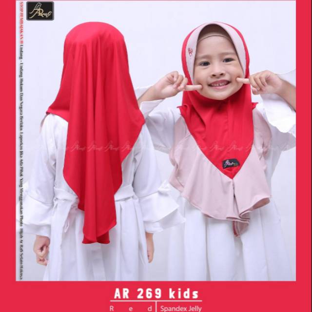 AR 269 Kids / Hijab Anak / Hijab Arrafi