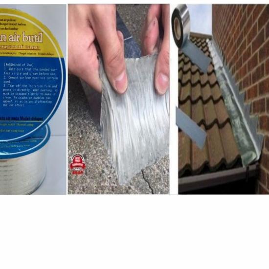 

❄ lakban anti bocor aluminium foil 5cm x 4m kuat hoki tape ORI ☇