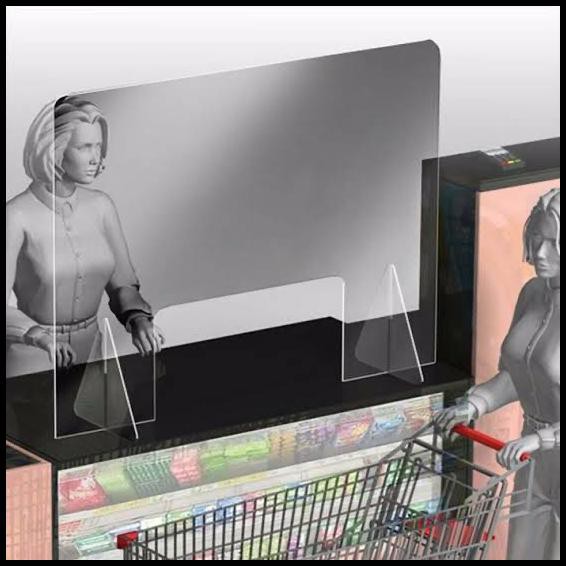 Sekat Akrilik 150X60 3Mm