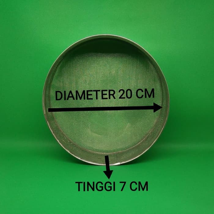 AYAKAN TEPUNG TERIGU SARINGAN STAINLESS 20 CM