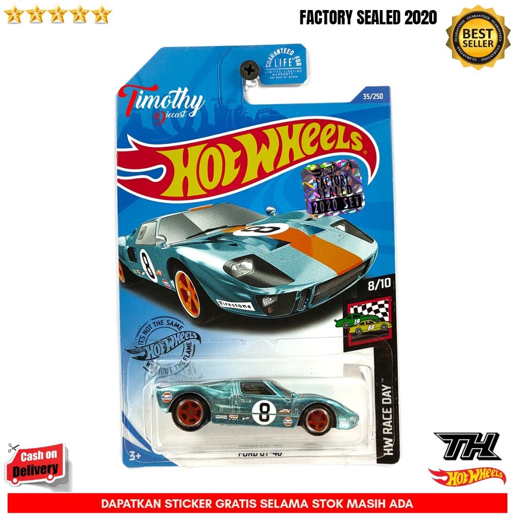 Hot Wheels Factory Sealed THS Super Treasure Hunt Ford GT 40 8 Gulf