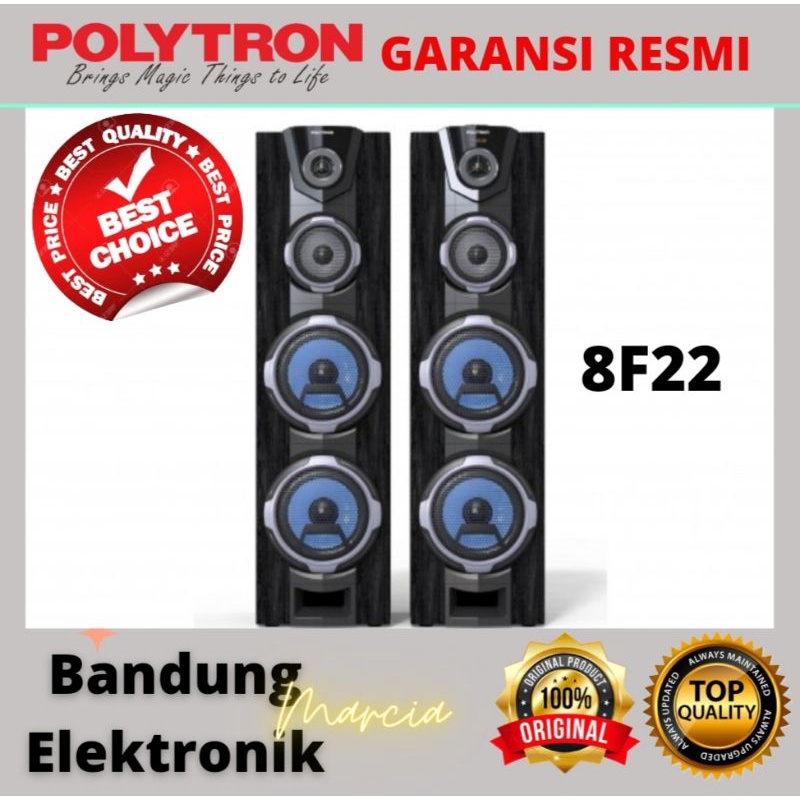 SPEAKER AKTIF POLYTRON 8F22 bluetooth