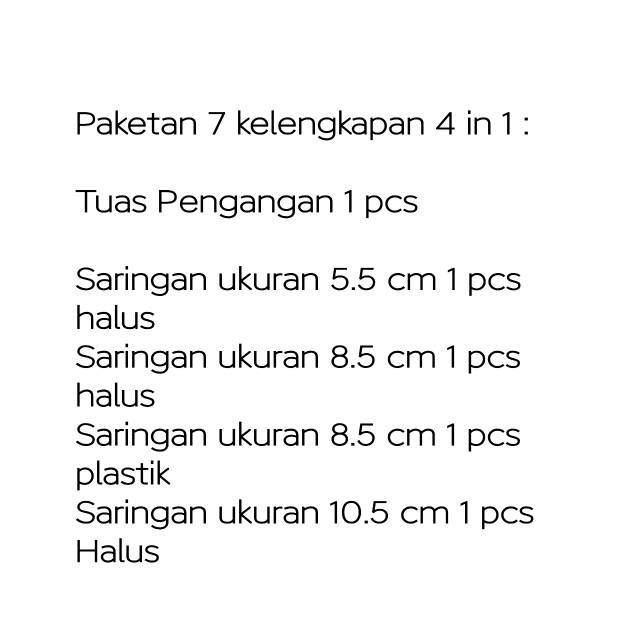 Saringan ikan 4 in 1 Paketan 7