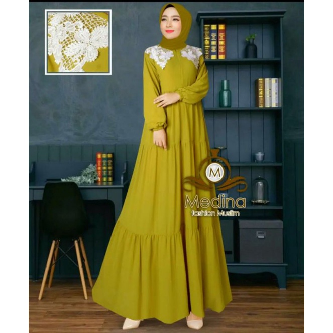 Gamis syari terbaru terlaris prianka maxy