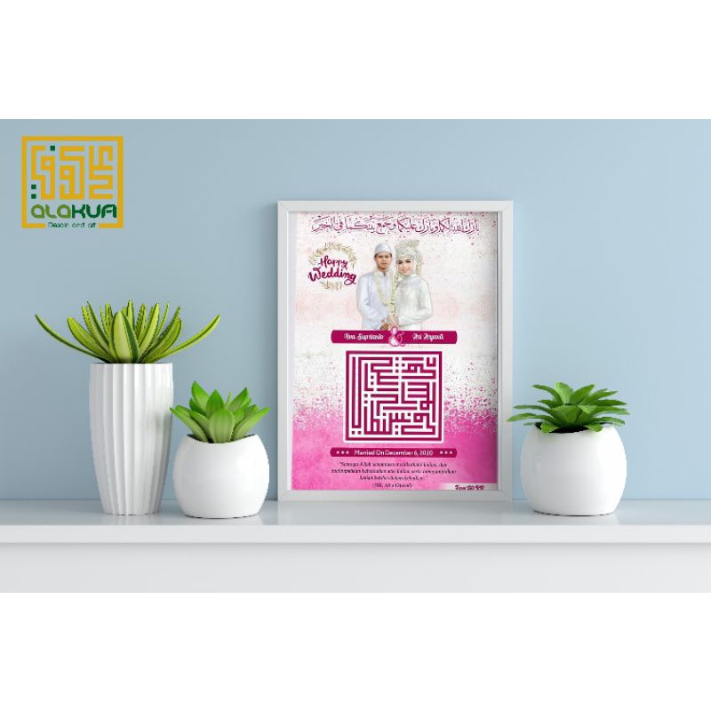 Desain Nama Khat Kufi