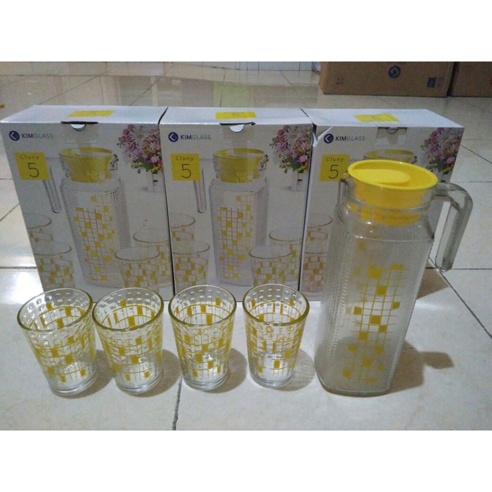 Dijual TEKO SET   PITCHER SETS KIMGLASS Diskon