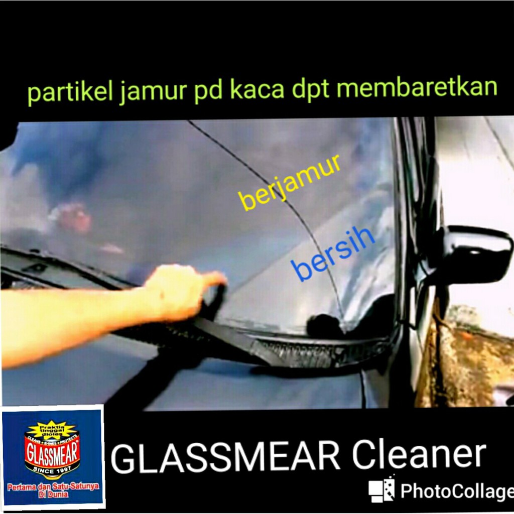 Glassmear Pembersih Noda Jamur Kaca Cat Body Pengkilap Ban Mobil