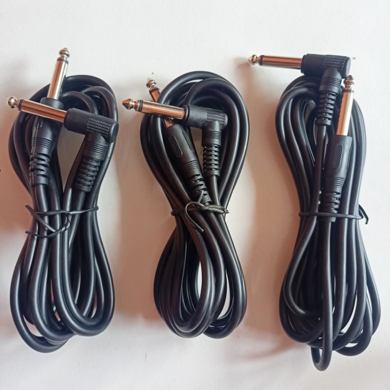 kabel jeck/jek gitar/guitar/bass 3 meter murah