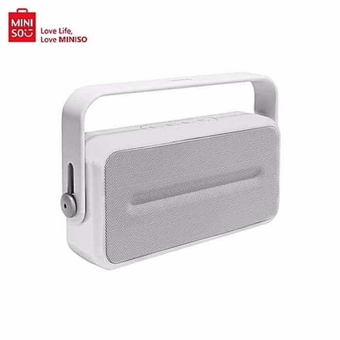 SPEAKER AKTIF BLUETOOTH SPEAKER MINISO SUPER BASS GREY ORI