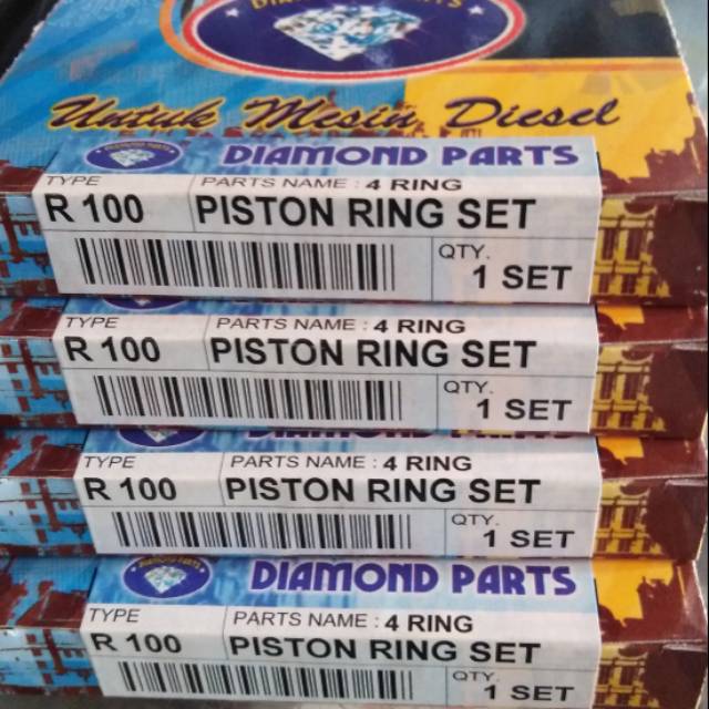 Ring piston set r100/em185
