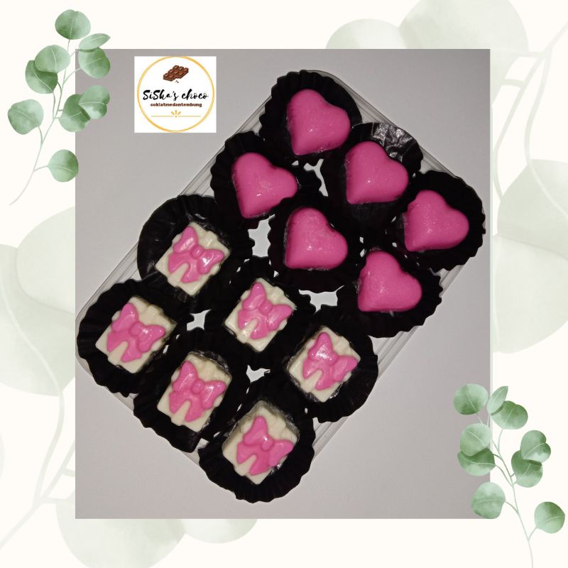 

coklat love dan coklat bentuk kado satuan