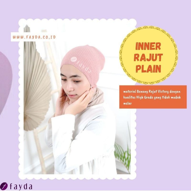 FAYDA - Inner Bandana Rajut daleman kerudung premium