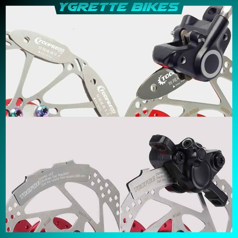 YGRETTE - TOOPRE ALAT BANTU SETEL REM CAKRAM SEPEDA DISC SPACER BRAKE ASSISTANT ALIGNMENT TOOL