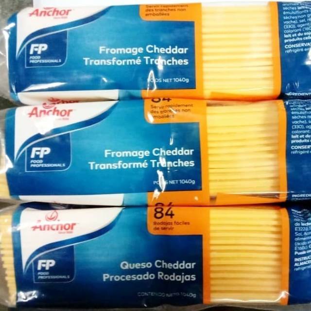 

Dapoer Canoli Groceries anchor cheese cheddar slice repack/ KEJU CHEDDAR