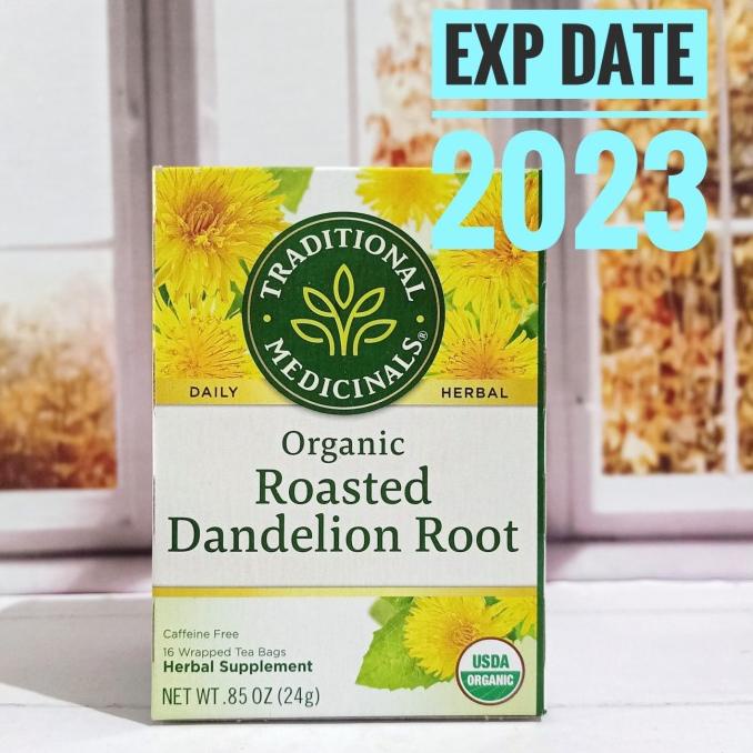 

[ COD ] Traditional Medicinals Organic Roasted Dandelion Root isi 16 Tea Bags KOMPLIT Kode 921