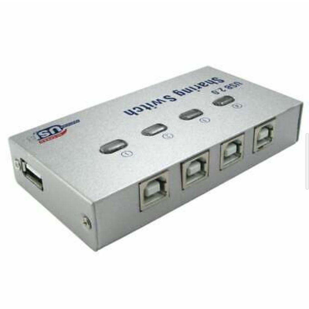 Switch USB Printer Automatis NYK 1-4 port USB Sharing switch Printer Nyk 4port Garansi
