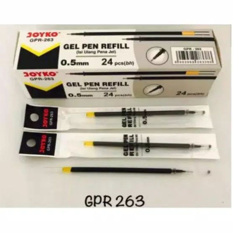 

REFILL / ISI PULPEN GEL JOYKO GPR-263 (24 PCS)