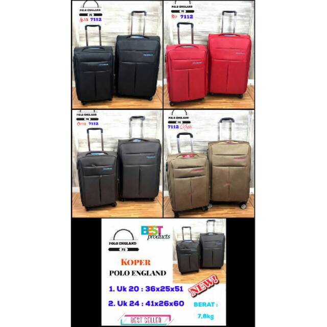 Promo Koper kain polo england ukr 20in dan 24in ber roda 4