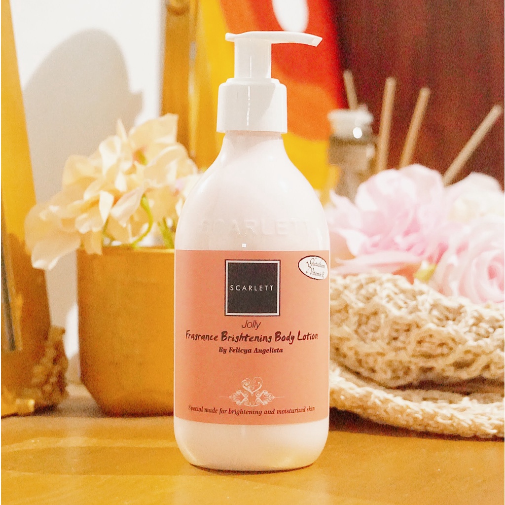 Scarlett Whitening Body Lotion Jolly 300ml Rumah Cantik 354 Body Lotion Perawatan Kulit Tubuh