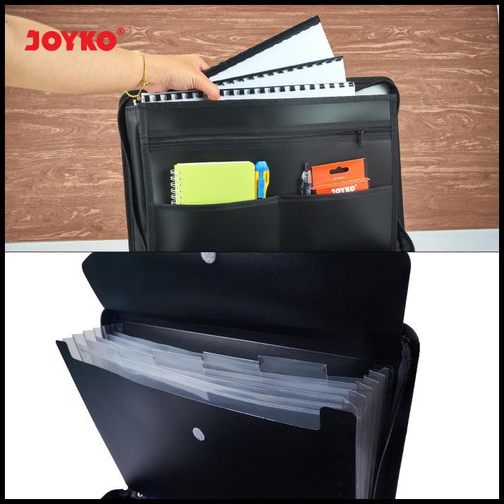 

Joyko Expanding File Folio F4 + Pockets / Map Harmonika+Kantong Ef-5F4 - Packing Kardus