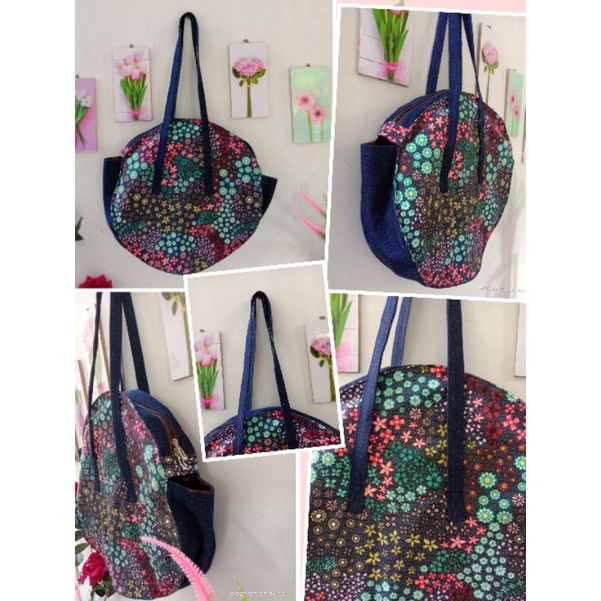 Tas wanita + clutch wanita Flowers