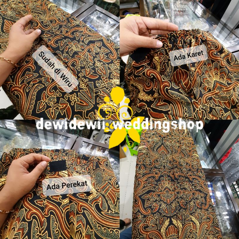 Baju Prewed Adat Jawa, Motif Jumputan