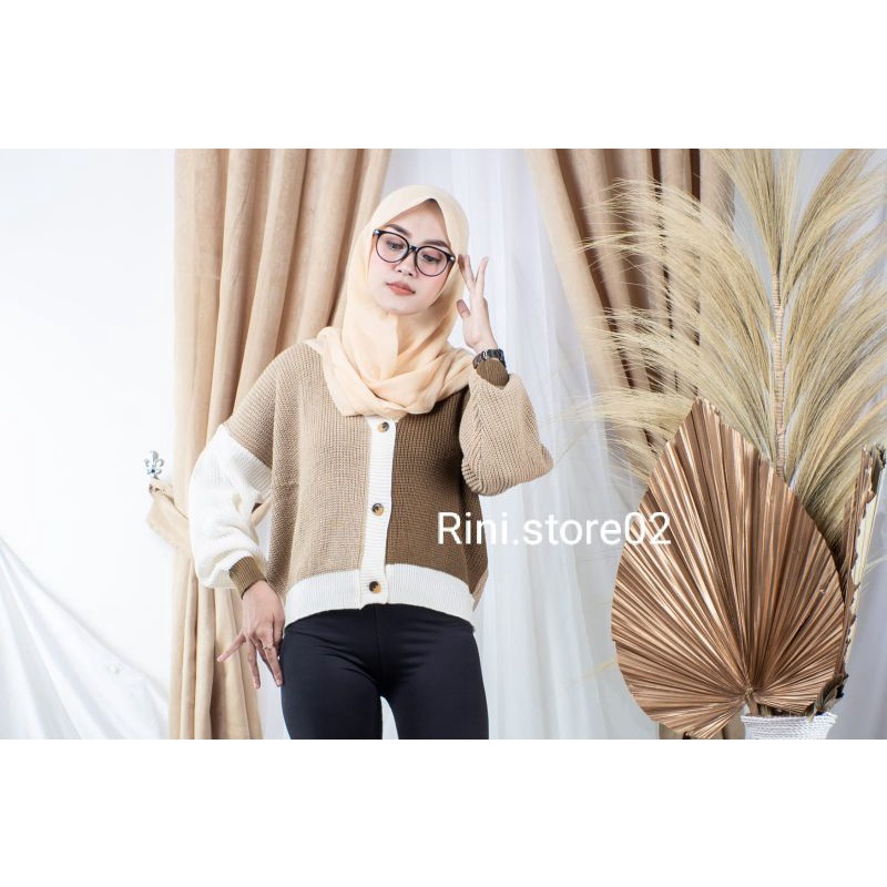 OUTER / CARDIGAN COMBO RAJUT TEBAL / KNITTED ALL SIZE